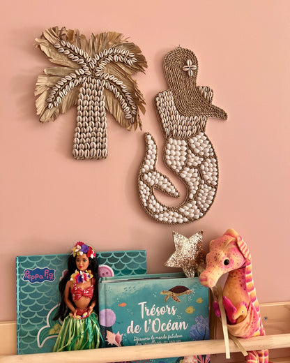 Sirène en coquillages