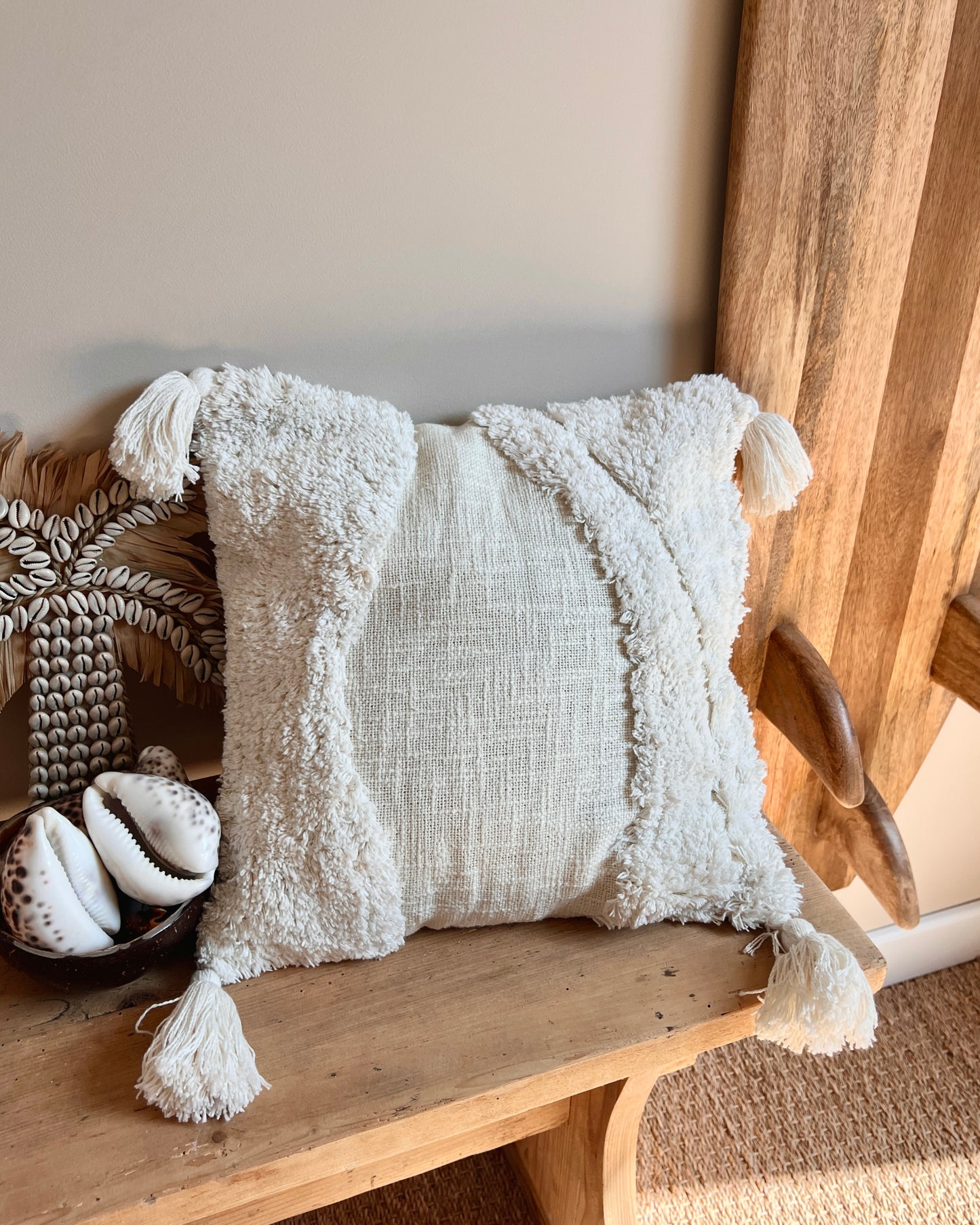 Coussin "Sable Blanc"